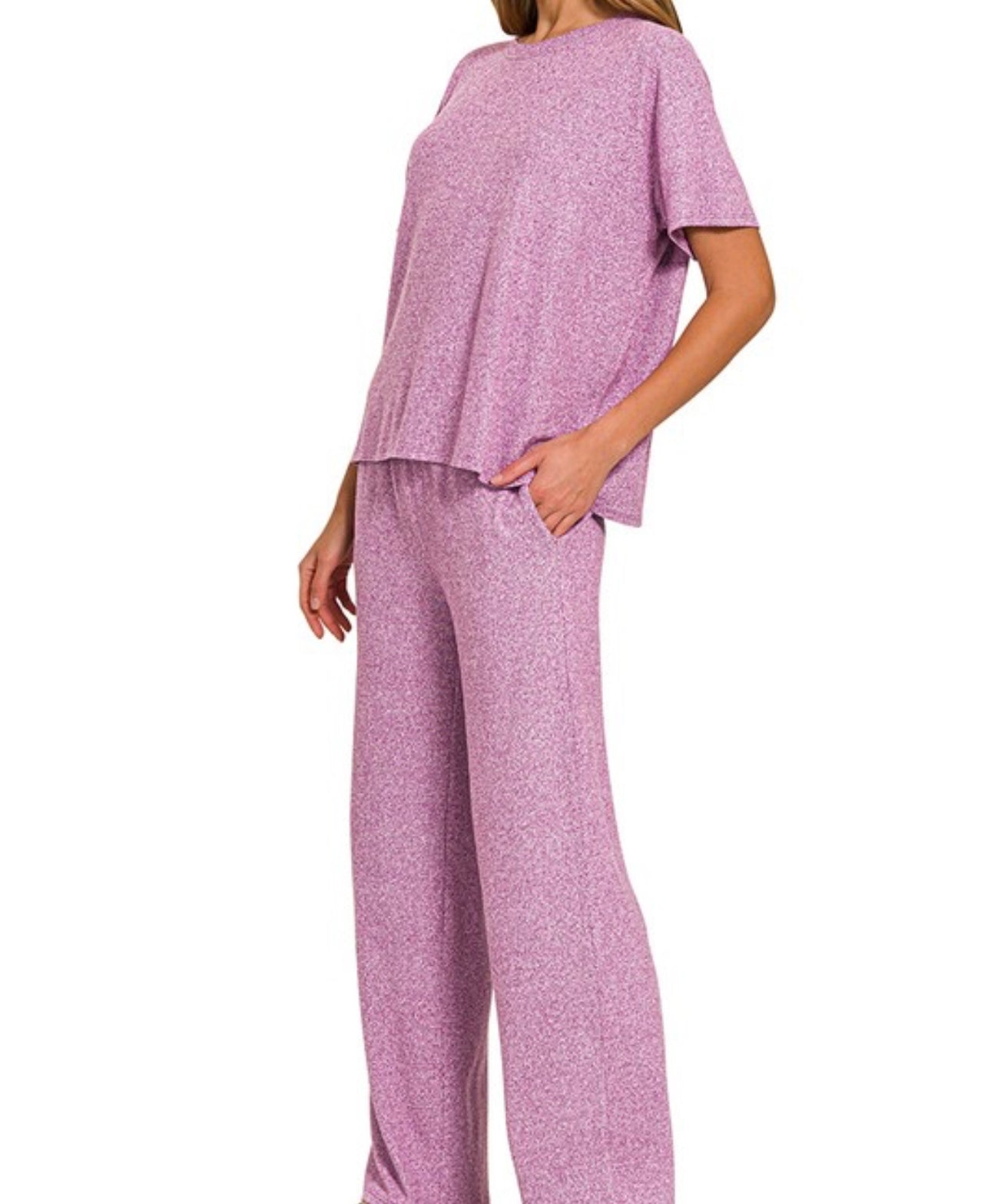 Better Butter Pants Set (light plum)