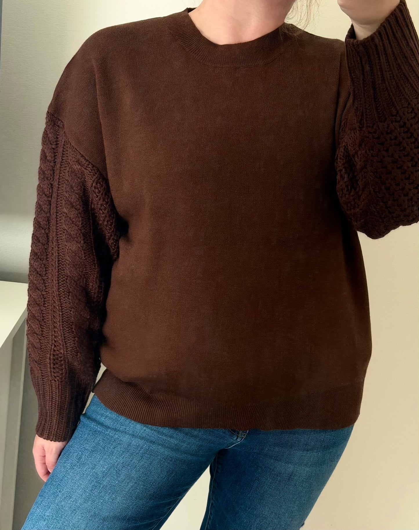 Cocoa Cable Knit