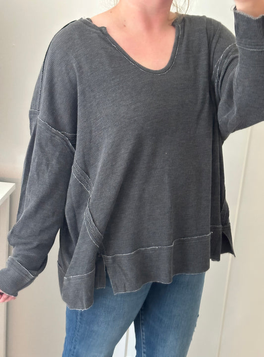 Lux Oversized Top (black)