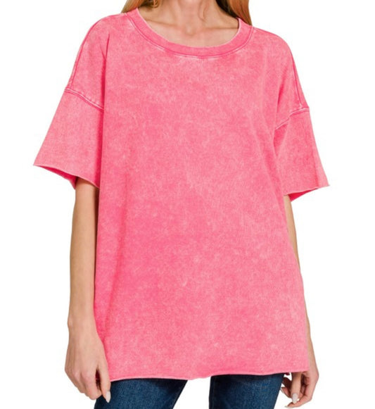 Finley Tee 2.0 (fuchsia)