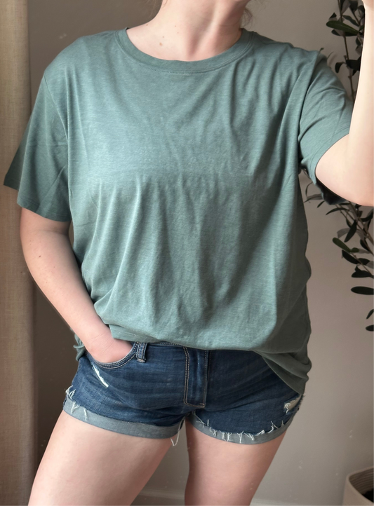 Cotton Tee (ash jade)