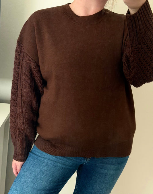 Cocoa Cable Knit