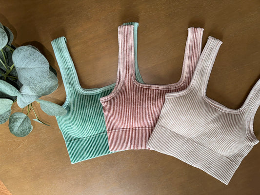 Everyday Ribbed Bralettes