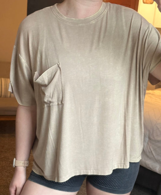 Chelsea Pocket Tee (ash mocha)