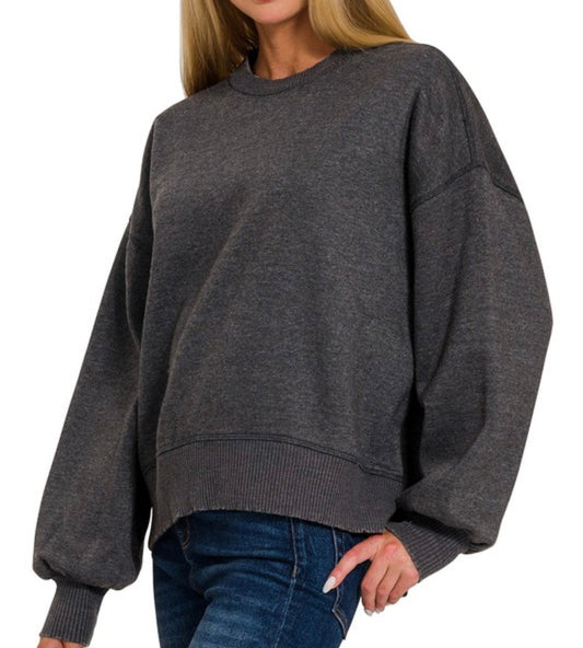 Dream Pullover in Black (S-3X)