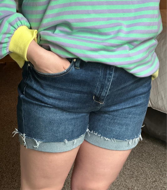 Risen Jean Shorts