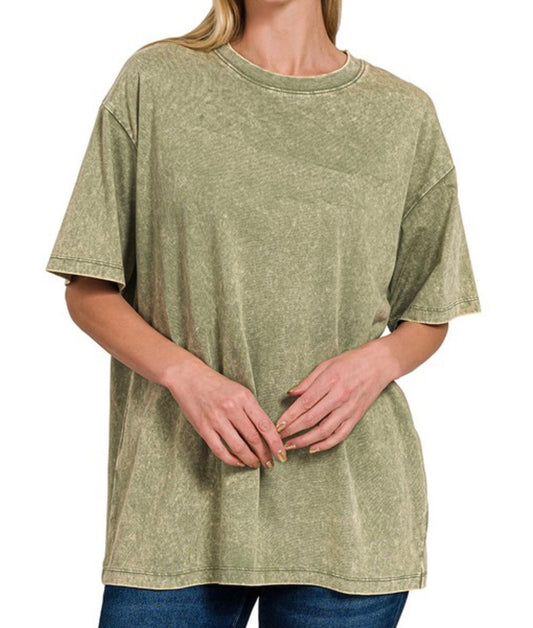 Finley Tee (light olive)